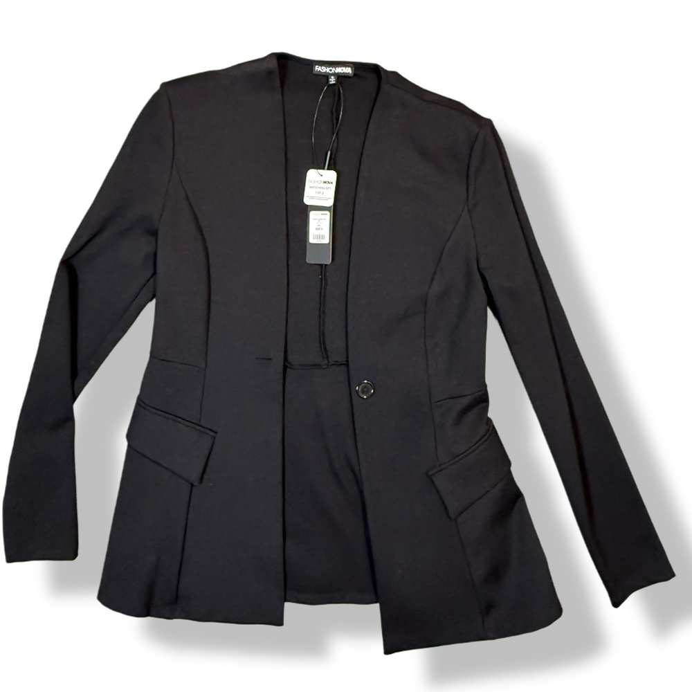 Women's Black Suit Set